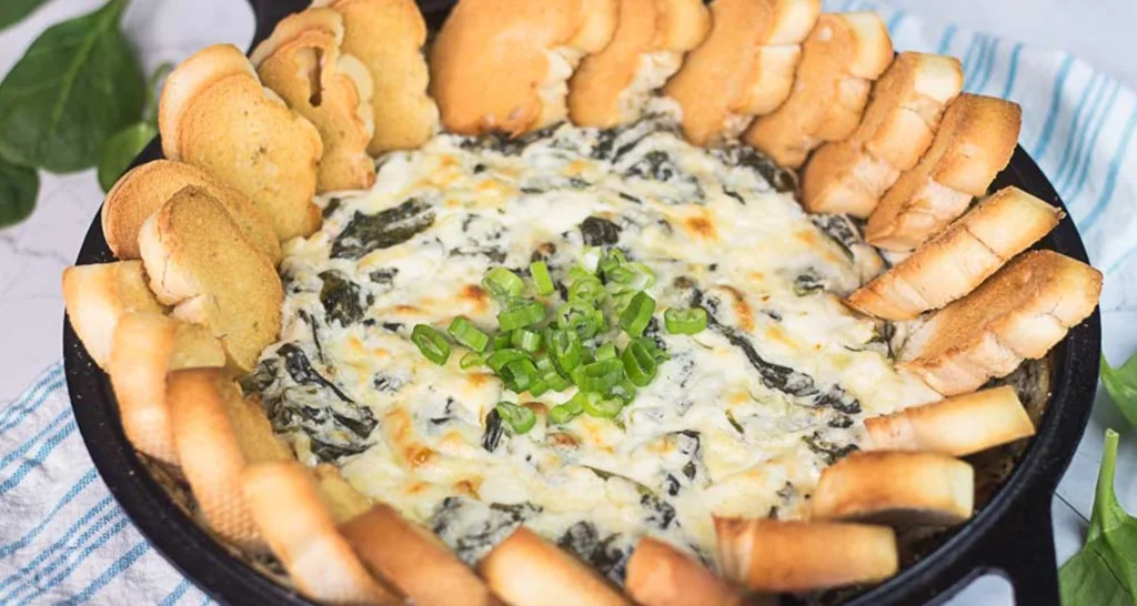 Dip de Espinaca y Queso Feta