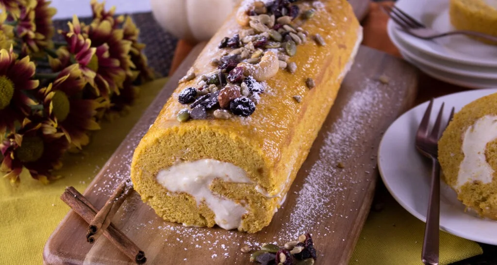 Brazo Gitano de Calabaza por Chef Cielito Rosado