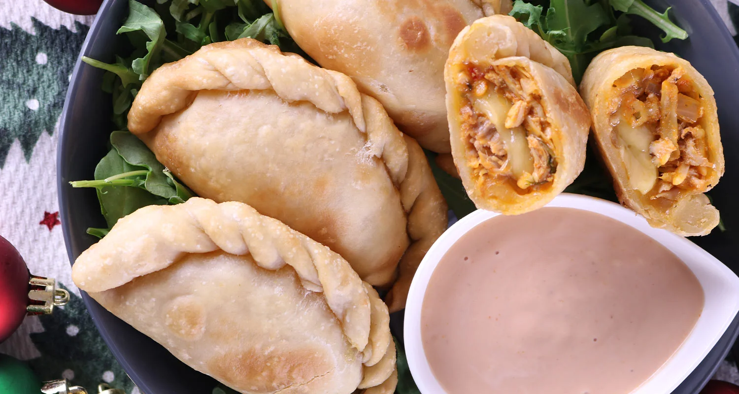 Empanadillitas de Pernil por Chef Cielito Rosado