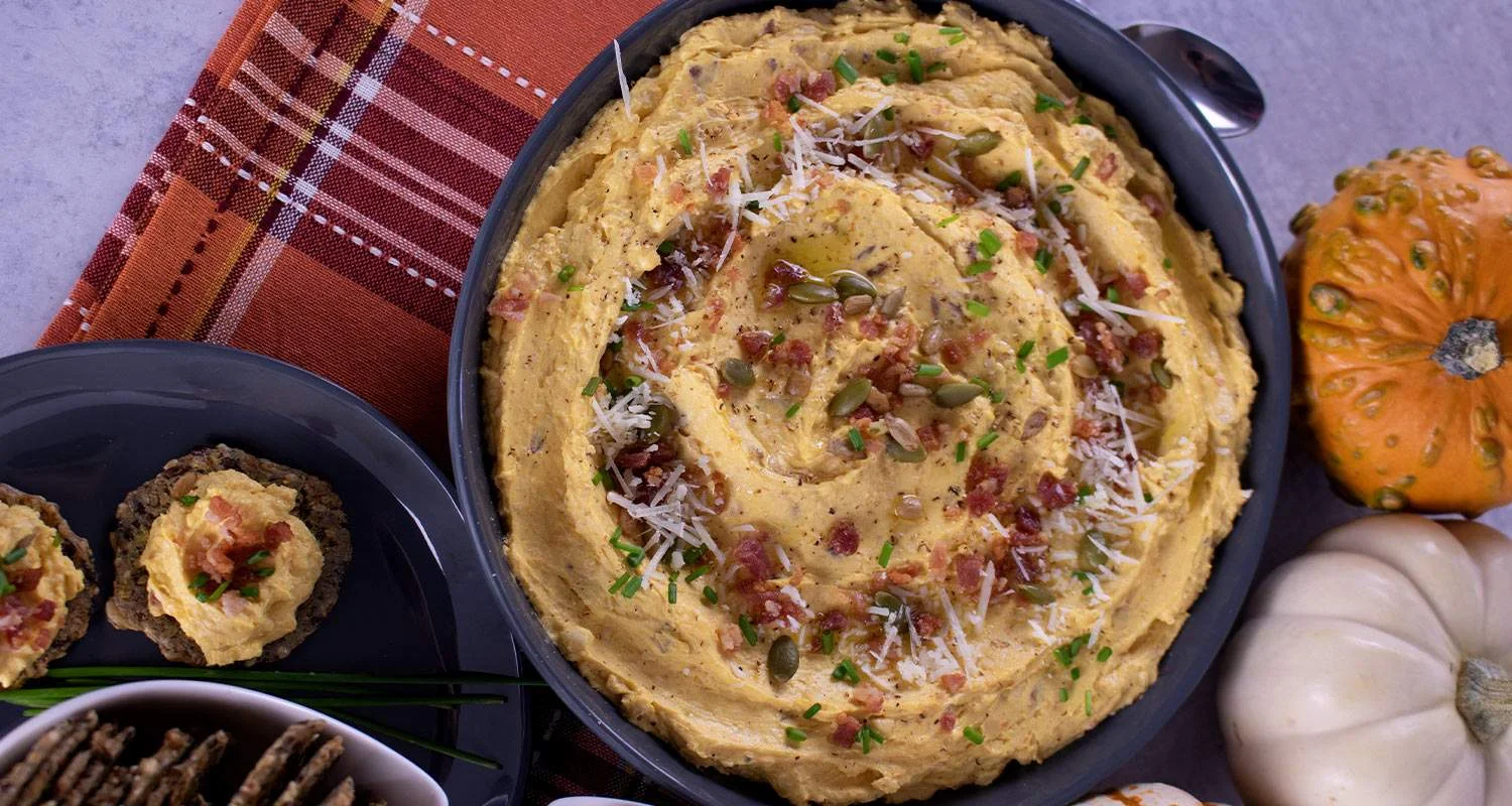 Dip de Calabaza y Tocineta por Chef Cielito Rosado