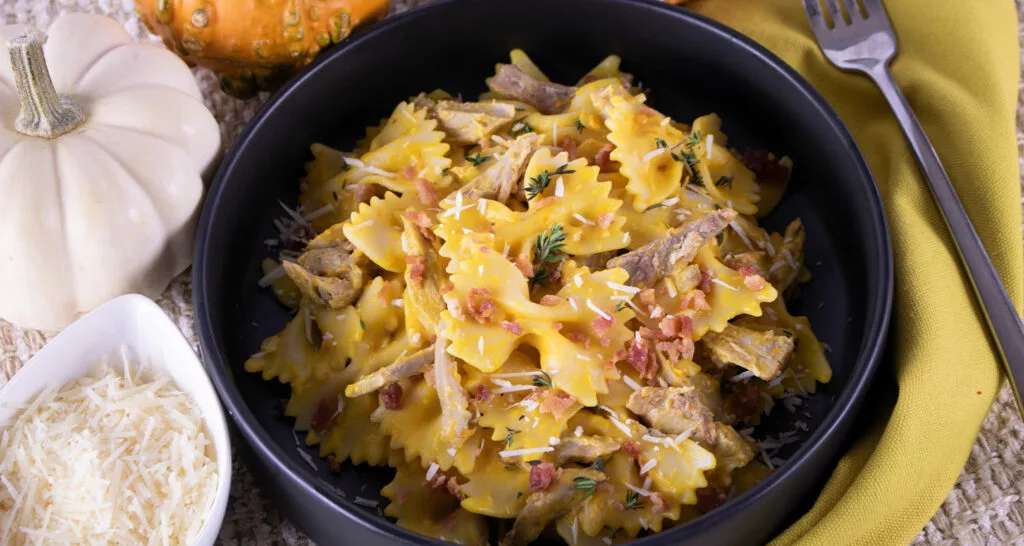 Pasta con Salsa de Calabaza por Chef Cielito Rosado