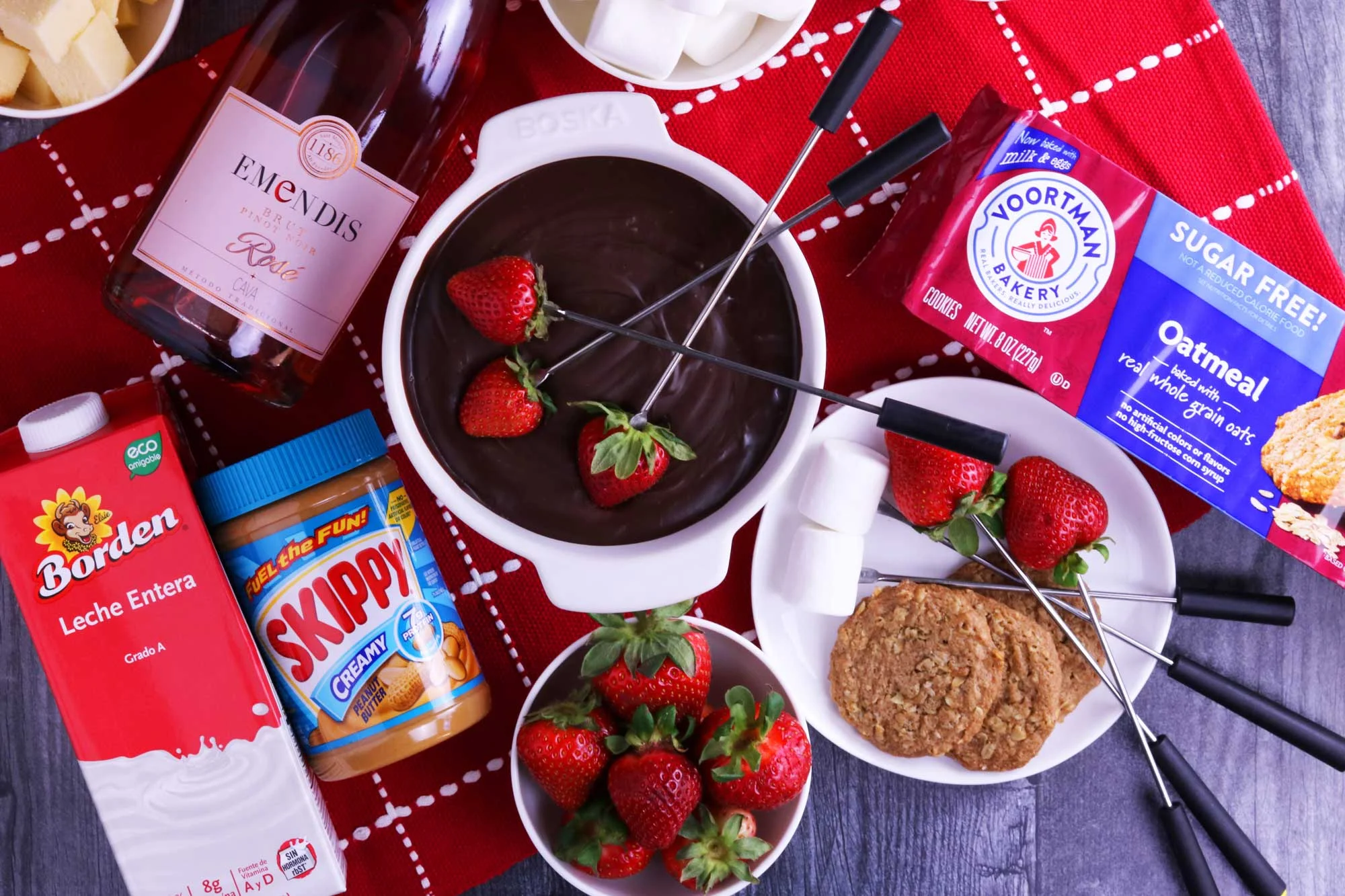 Fondue Chocolatosamente Dulce por Chef Cielito Rosado