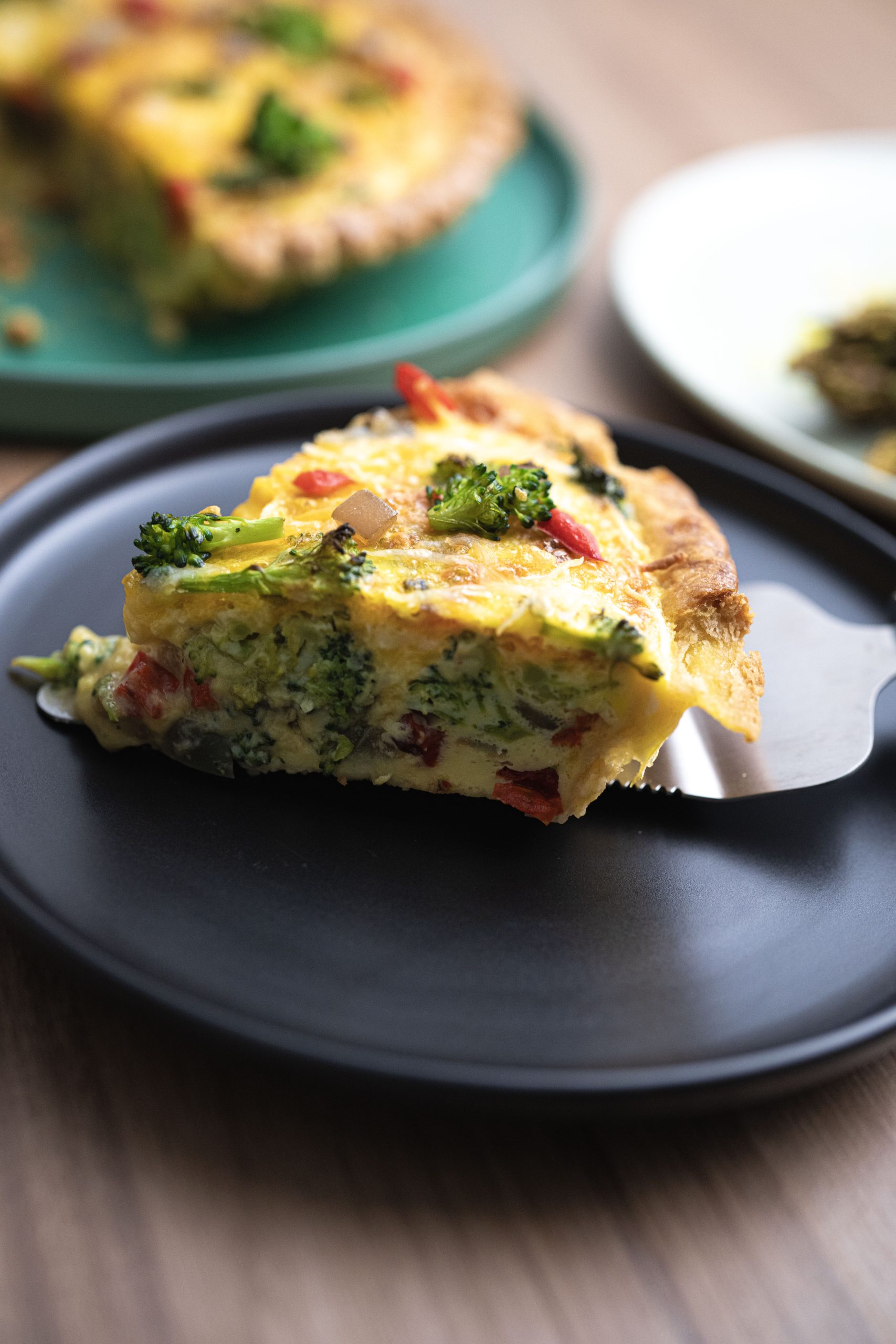 Quiche de Vegetales Asados con Quesos Borden