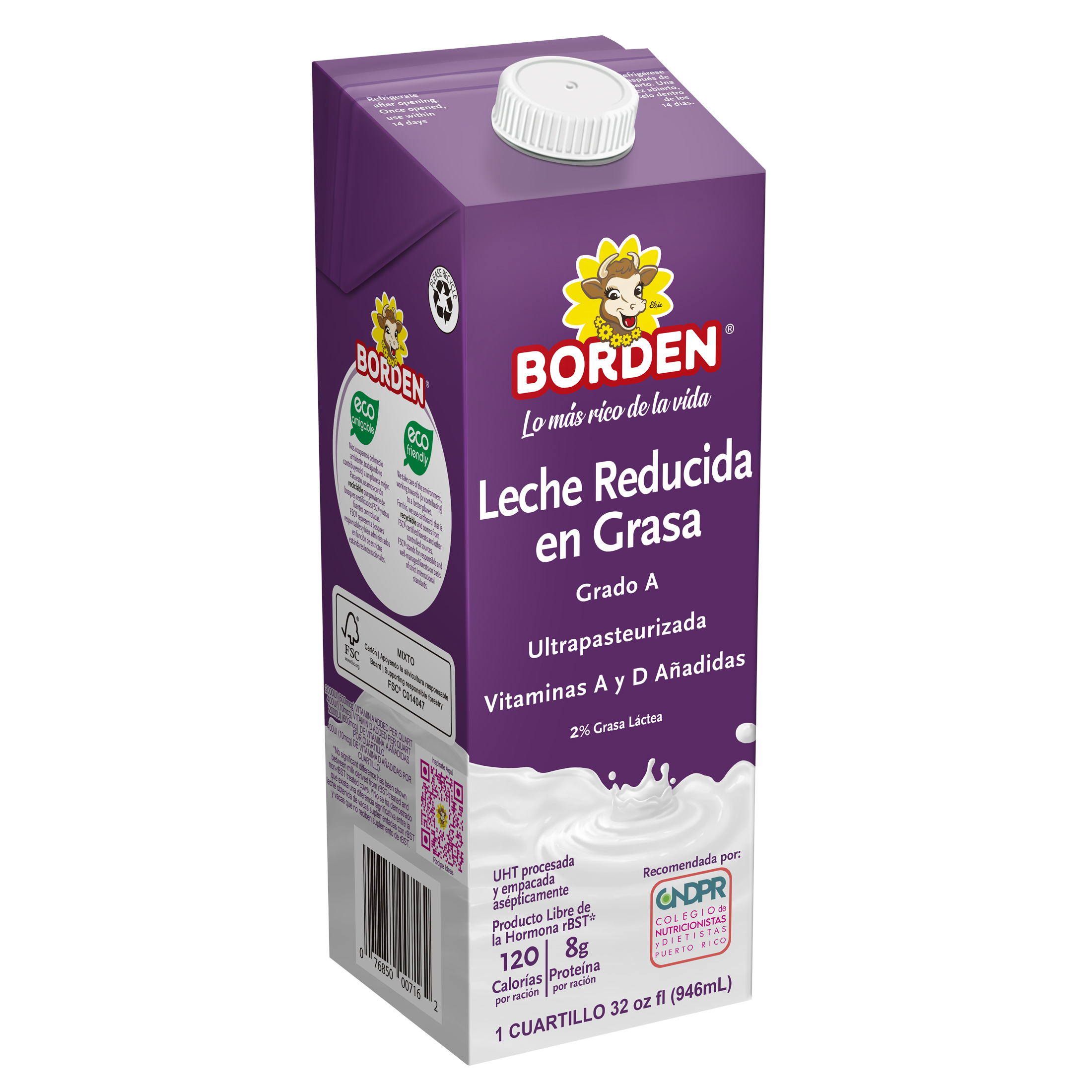 Leche Reducida en Grasa 2% 32oz